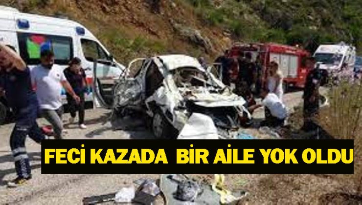Bayramda kahreden haber! Feci kazada bir aile yok oldu bayram zehir oldu