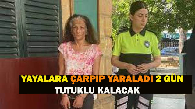 Yaya geçidindeki yayalara çarpıp yaraladı 2 gün tutuklu kalacak