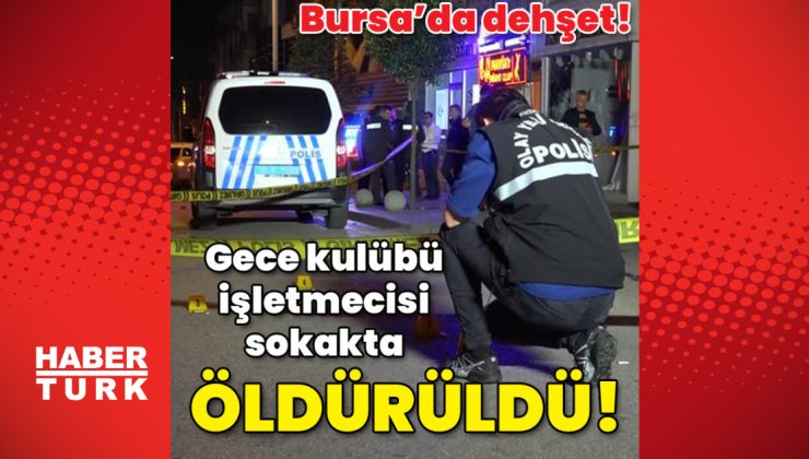 Gece kulübü işletmecisi silahlı saldırıda öldü!