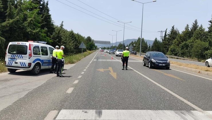 Muğla’da dronla denetimde 18 sürücüye ceza kesildi
