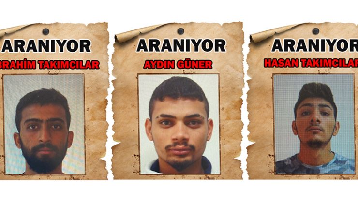 3 zanlı çıkarıldıkları mahkemeden sonra bindirildikleri Polis Tutuklu aracından firar ettiler