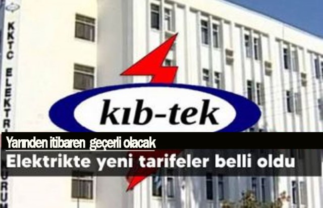 Elektrikte zamlı tarifeler belli oldu, zamlı yeni tarifeler yarından itibaren geçerli olacak