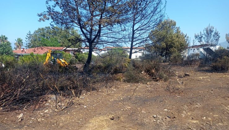 Alsancak’ta henüz tespit edilemeyen sebepten dolayı yangın meydana geldi