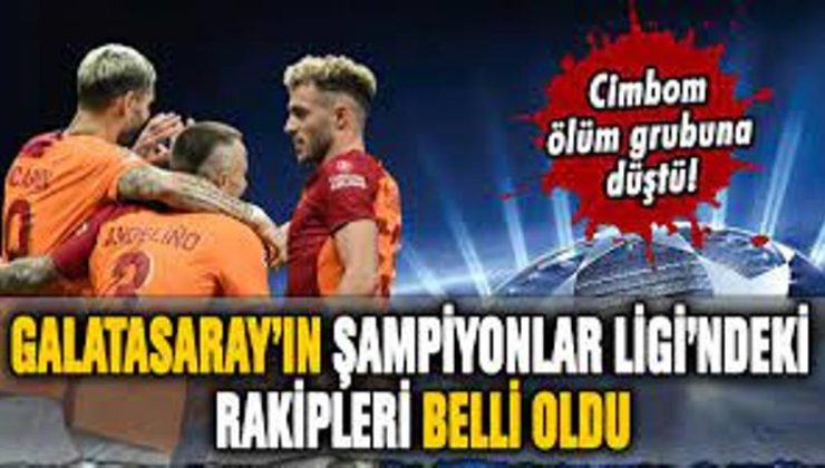Galatasaray ölüm grubuna düştü