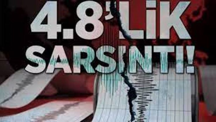Konya’da 4,8 büyüklüğünde deprem