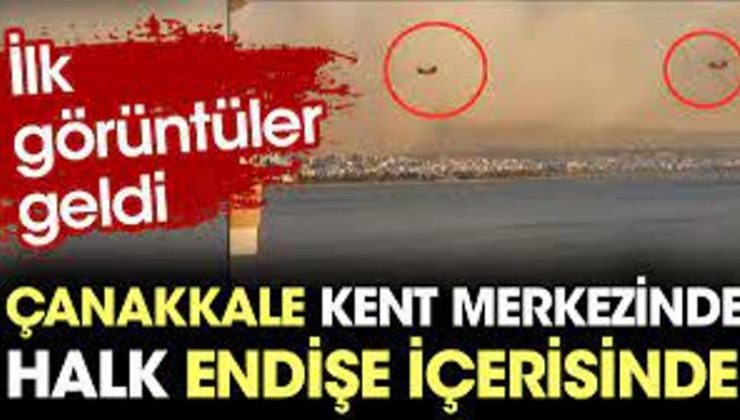Çanakkale’de başlayan ve şiddetli rüzgâr nedeniyle yayılmaya devam eden orman yangını, kente doğru ilerliyor.
