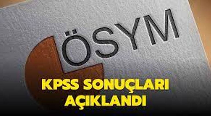 KPSS sonuçları açıklandı