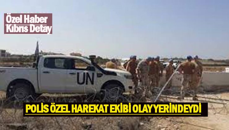 Özel Harekat Ekipleri olay yerinde ve gözetiminde yol çalışmasına devam ediliyor