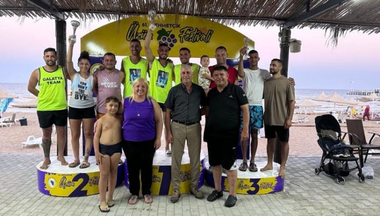 Amatör plaj voleybol turnuvası tamamlandı  