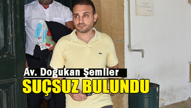 Bir tanığı yalancı şahitlik yapması için teşvik ettiği iddiasıyla yargılanan Av. Doğukan Şemiler’in beraatına karar verildi