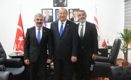 Bakan Dinçyürek, Telsim Genel Müdürü Sefer Tüz ve Genel Müdür Yardımcısı Fevzi Tanpınar’ı kabul etti”