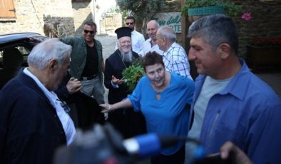 Fener Rum Patriği Bartholomeos ve İlber Ortaylı’dan Gökçeada’ya ziyaret