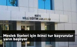 Meslek liseleri ikinci tur başvuruları yarın başlıyor