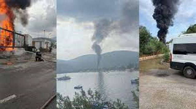 Bodrum’a yıldırım yağdı: Trafo, ev ve otellerde yangın