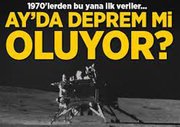 Ay’da deprem mi oluyor? 1970’lerden bu yana ilk veriler..