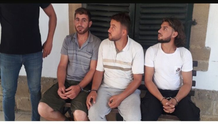 KKTC’ye Kaçak yollarla gelen 3 kişi cezaevine gönderildi