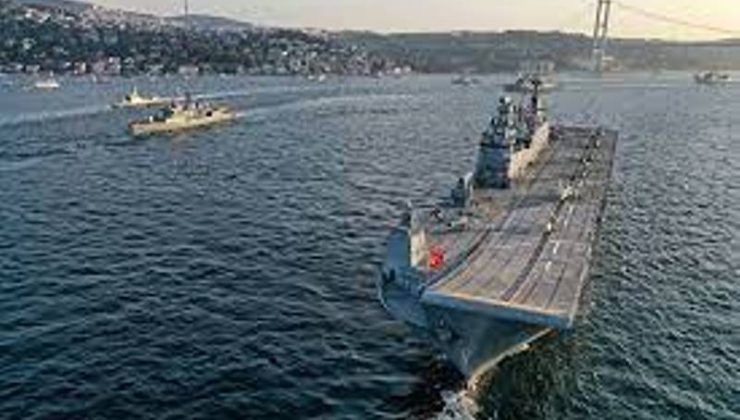 Cumhuriyetin 100. Yılında. Türk donanmasından İstanbul Boğaz’ında 100 gemiyle gövde gösterisi