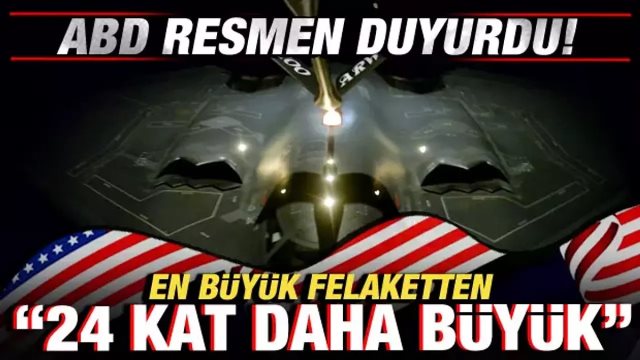 ABD duyurdu, yer çekimi bombası şoka uğrattı