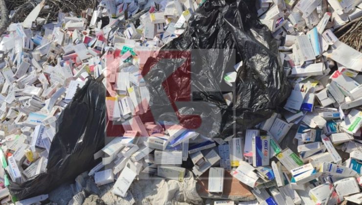 Türkeli köyünde su deposu yakınlarında küpürleri kesilmiş ilaç kutuları bulundu