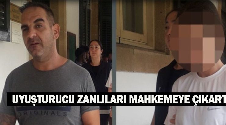 Cezaevindeki mahkuma uyuşturucu satan ve evlerinde uyuşturucu tespit edilen 2 zanlı Mahkemeye çıkartıldı