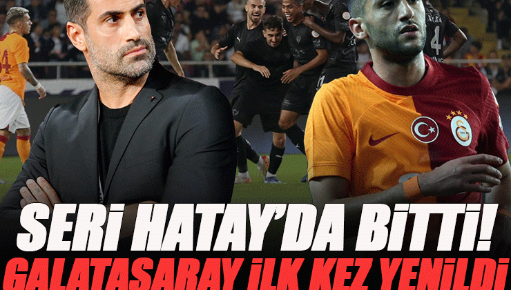 Aslan Hatay’da avlandı Hatayspor 1-2 Galatasaray