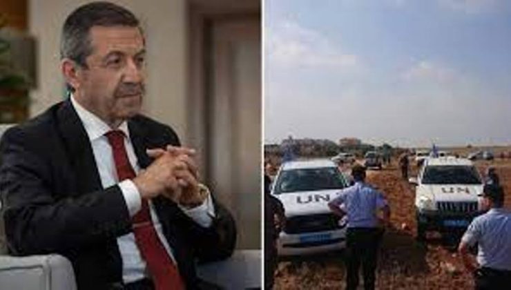 Ertuğruloğlu “BM bizimle anlaşmadan, onayımızı almadan bizim yol güzergahımıza girerek parselleme çalışmalarına başladı.