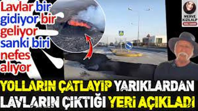 O ülkede yollar çatlayıp yarıklardan lavlar çıkıyor