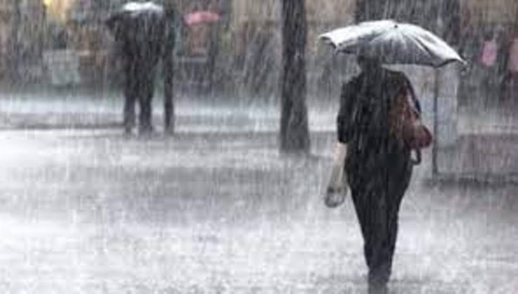 Meteoroloji bugün ve yarın sağanak yağışların yer yer kuvvetli olacağını açıkladı