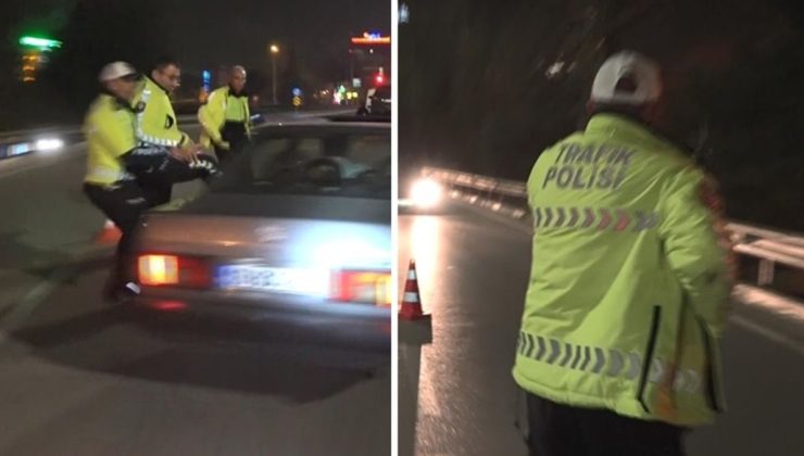Aracını polisin üzerine sürdü, savunması da en az olay kadar skandal