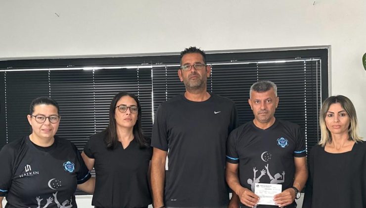 Mağusa Spor Akademisi Derneğinden Şampiyon Melekleri Yaşatma Derneğine katkı