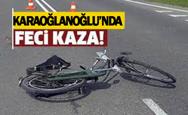 Girne’de meydana gelen trafik kazasında arabanın çarptığı bisikletli yaralandı