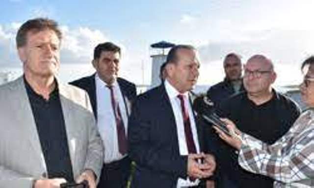 Karayolları master planı kapsamında olup malzeme sıkıntısı nedeniyle yapımına başlanamayan Manastır Dipkarpaz yolu ile ilgili adım atıldı