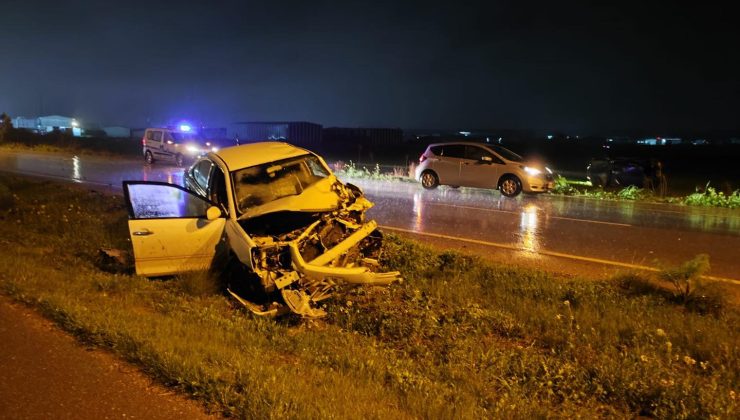 Alayköy Lefkoşa yolunda feci kaza