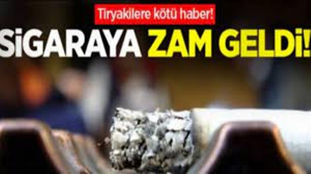 Tiryakilere kötü haber zam yağmuru sigarayı da etkiledi