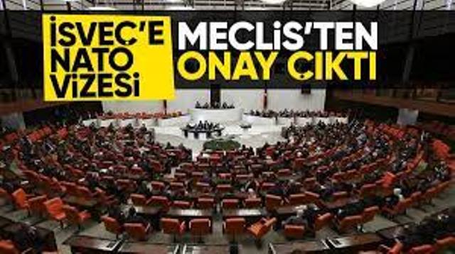 TBMM’den İsveç’e NATO vizesi