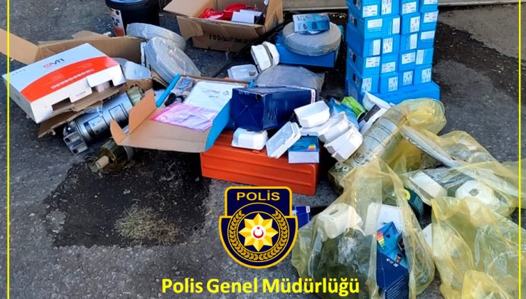Mağusa Limanında bir Tır içerisinde gümrüğe beyan edilmemiş mal tespit edildi