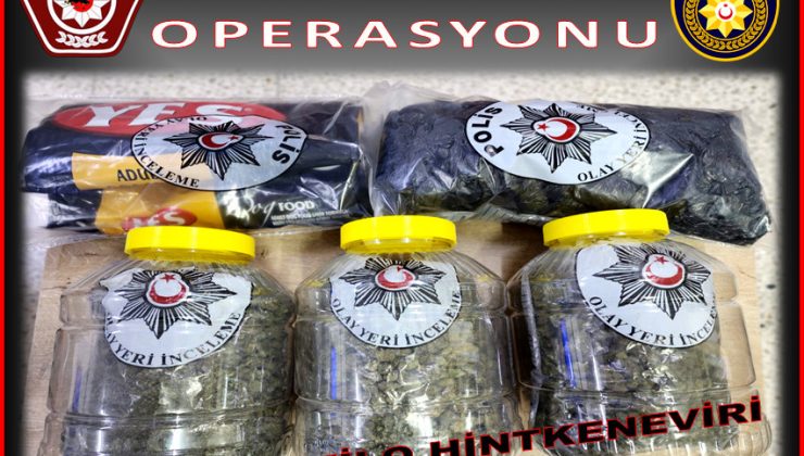 Mağusa’da ”Kara Torba” operasyonunda 2 kilo uyuşturucu madde ele geçirildi