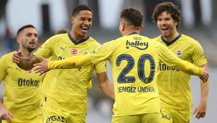 Fenerbahçe’den farklı galibiyet! Cengiz Ünder’den gol yağmuru… (VİDEO)