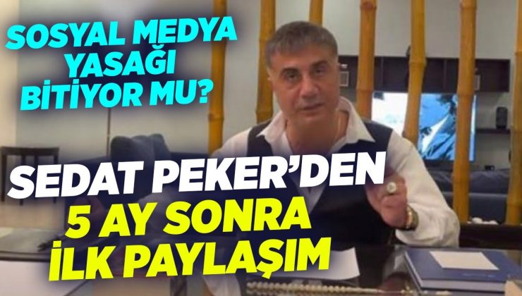 Sedat Peker’den yeni yıl paylaşımı!