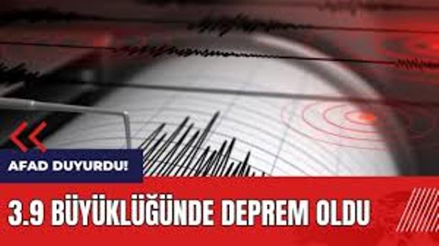 Kars Digor’da 3.9 büyüklüğünde deprem