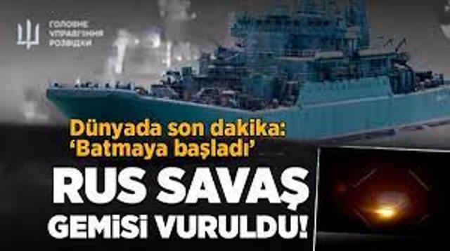 Son dakika… Rus çıkarma gemisine USV saldırısı