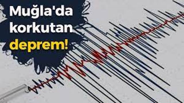 Muğla’da 4,3 büyüklüğünde deprem