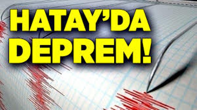 Hatay’da 4.2 büyüklüğünde yeni bir deprem meydana geldi