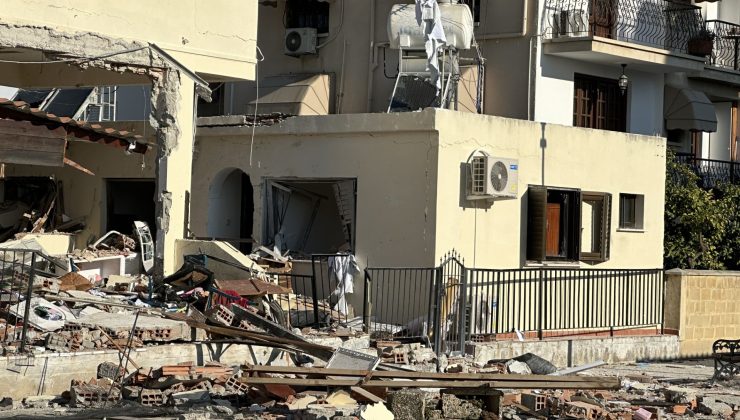 Öğrencilerin kaldığı 3 katlı bir binada patlama meydana geldi 2 öğrenci yaralandı