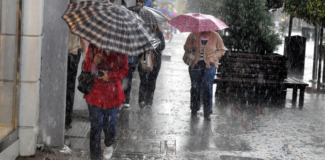 Meteoroloji 14 il için uyardı. Sağanak yağış çok kuvvetli geliyor