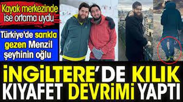 Türkiye’de sarıklı, İngiltere’de son moda elbise ve ayakkabılar