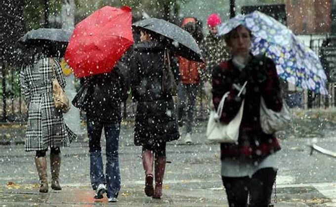 Meteoroloji Dairesi bugün yer yer yağmur beklendiğini açıkladı