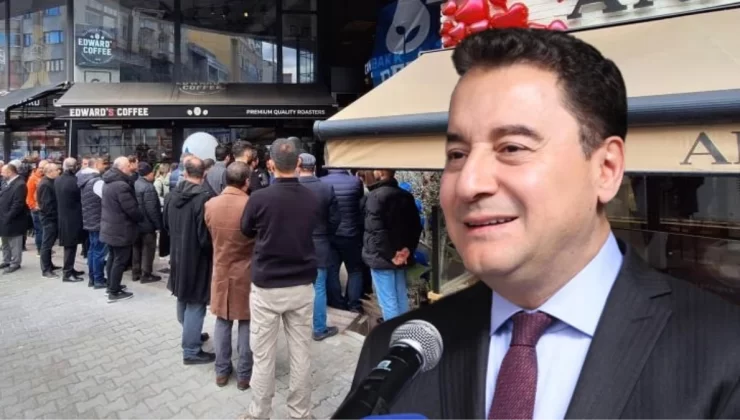 Babacan’a soğuk duş! Açılışta 20 kişiye hitap etti