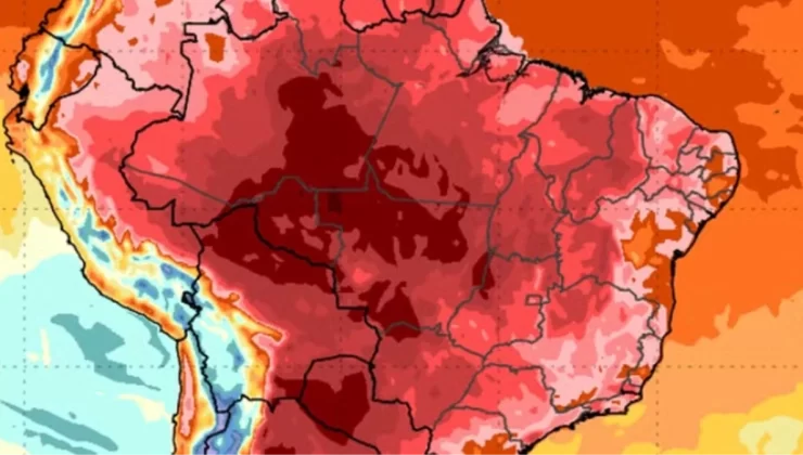 Brezilya’da görülmemiş rekor! Termometreler 60 dereceyi geçti, yollar eriyor