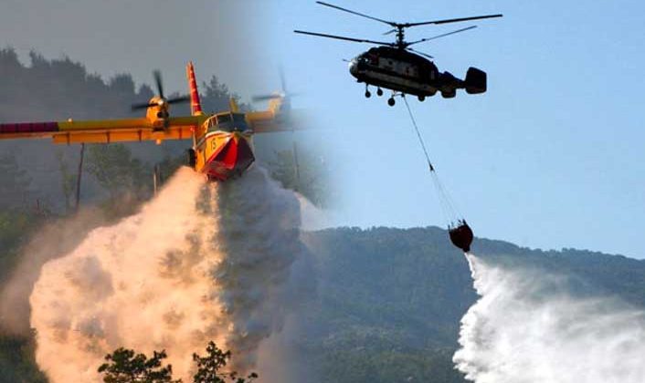Güney Kıbrıs’ta yangınlarla mücadele için beş yılda 10 hava aracı alınacak